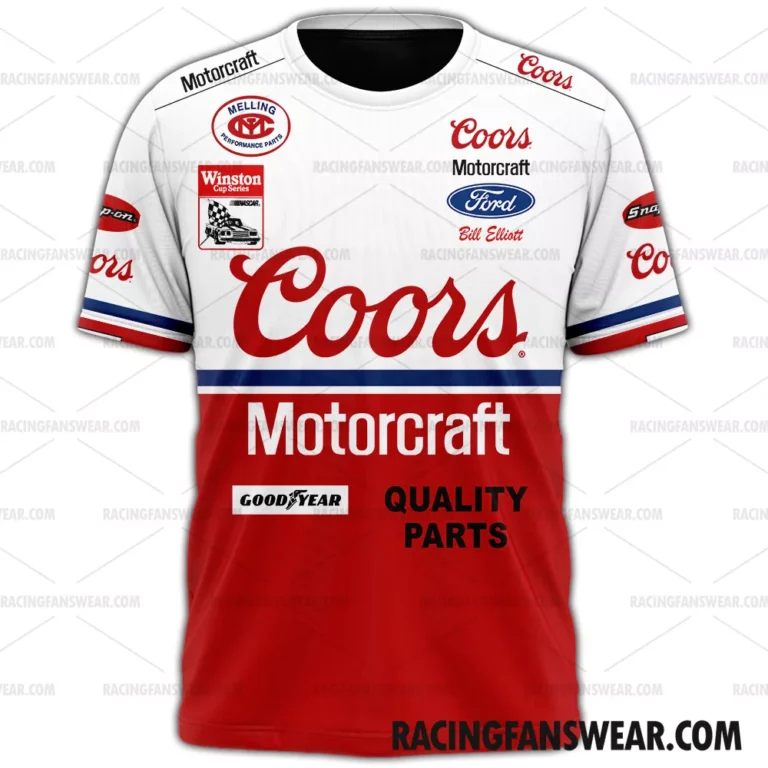 Bill Elliott 1988 Coors Motorcraft Racing Uniform Clothes Adult Kid ...