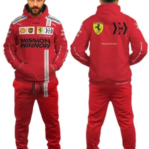 Sudadera roja fanwear – ACCIONA SAINZ XE TEAM