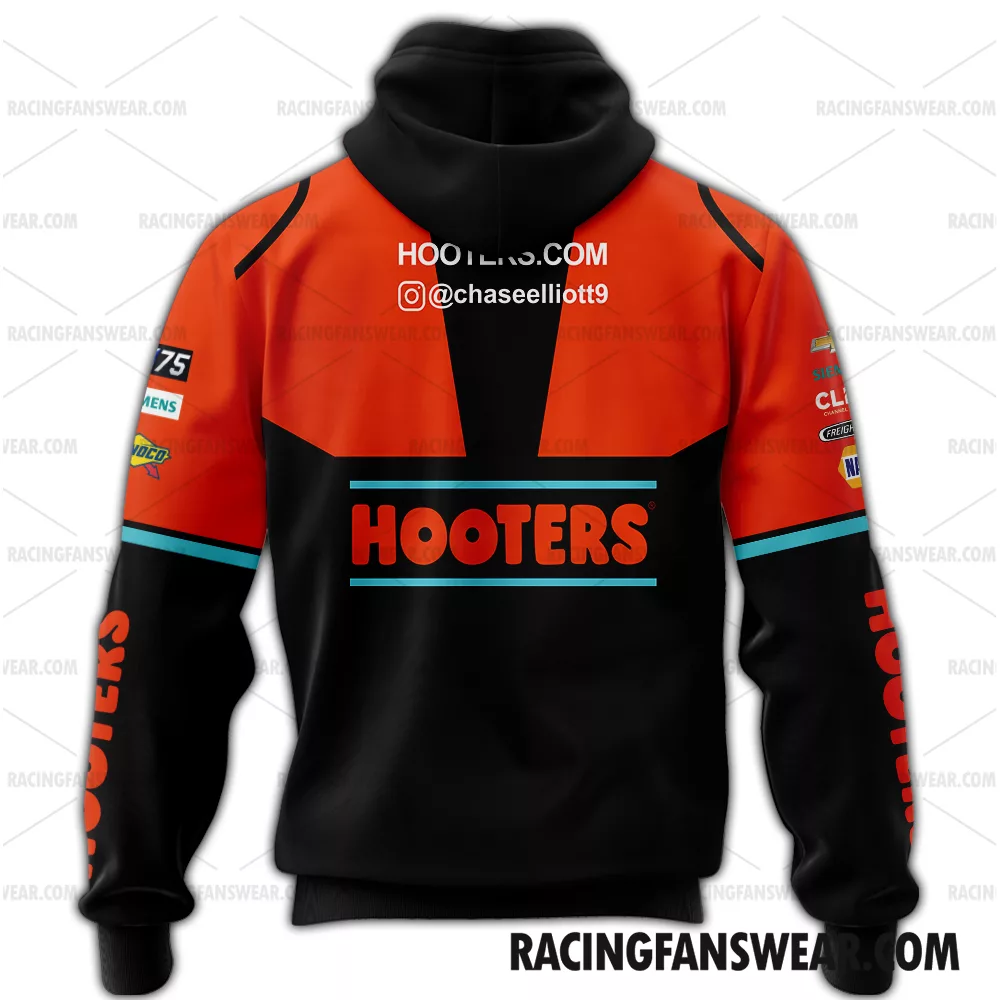 Men's Hendrick Motorsports Team Collection Orange/Black Chase Elliott Hooters  Uniform T-Shirt