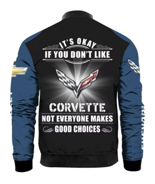 Chevrolet Corvette Apparel Clothes Bomber Thick Coat Sleeveless Hoodie  Hooded T-Shirt - Racing Fans Wear