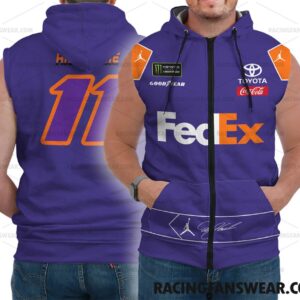 Denny Hamlin Nascar Racing 2018 Customize Name and Number Clothes Bomber Thick Coat Sleeveless Hoodie Hooded T-Shirt 4 Nascar store - Loyal fans of Denny Hamlin's Bomber Jacket,Unisex Thick Coat,Unisex Sleeveless Hoodie,Unisex Hooded T-Shirt,Kid Sleeveless Hoodie,Kid Hooded T-Shirts,Kid Thick Coat:vintage nascar racing suit,uniform,apparel,shirts,merch,hoodie,jackets,shorts,sweatshirt,outfits,clothes