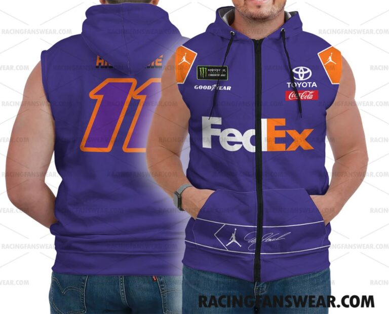 Nascar store - Loyal fans of Denny Hamlin's Bomber Jacket,Unisex Thick Coat,Unisex Sleeveless Hoodie,Unisex Hooded T-Shirt,Kid Sleeveless Hoodie,Kid Hooded T-Shirts,Kid Thick Coat:vintage nascar racing suit,uniform,apparel,shirts,merch,hoodie,jackets,shorts,sweatshirt,outfits,clothes