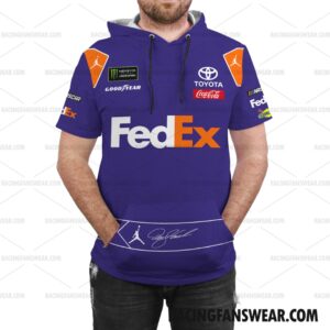 Denny Hamlin Nascar Racing 2018 Customize Name and Number Clothes Bomber Thick Coat Sleeveless Hoodie Hooded T-Shirt 9 Nascar store - Loyal fans of Denny Hamlin's Bomber Jacket,Unisex Thick Coat,Unisex Sleeveless Hoodie,Unisex Hooded T-Shirt,Kid Sleeveless Hoodie,Kid Hooded T-Shirts,Kid Thick Coat:vintage nascar racing suit,uniform,apparel,shirts,merch,hoodie,jackets,shorts,sweatshirt,outfits,clothes