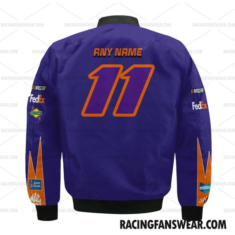 Nascar store - Loyal fans of Denny Hamlin's Bomber Jacket,Unisex Thick Coat,Unisex Sleeveless Hoodie,Unisex Hooded T-Shirt,Kid Sleeveless Hoodie,Kid Hooded T-Shirts,Kid Thick Coat:vintage nascar racing suit,uniform,apparel,shirts,merch,hoodie,jackets,shorts,sweatshirt,outfits,clothes