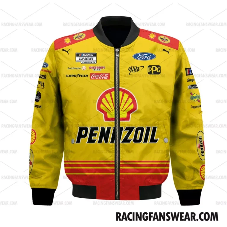 Nascar store - Loyal fans of Joey Logano's Bomber Jacket,Unisex Thick Coat,Kid Thick Coat:vintage nascar racing shirts,merch,uniform,hoodie,jackets,shorts,sweatshirt,outfits,clothes