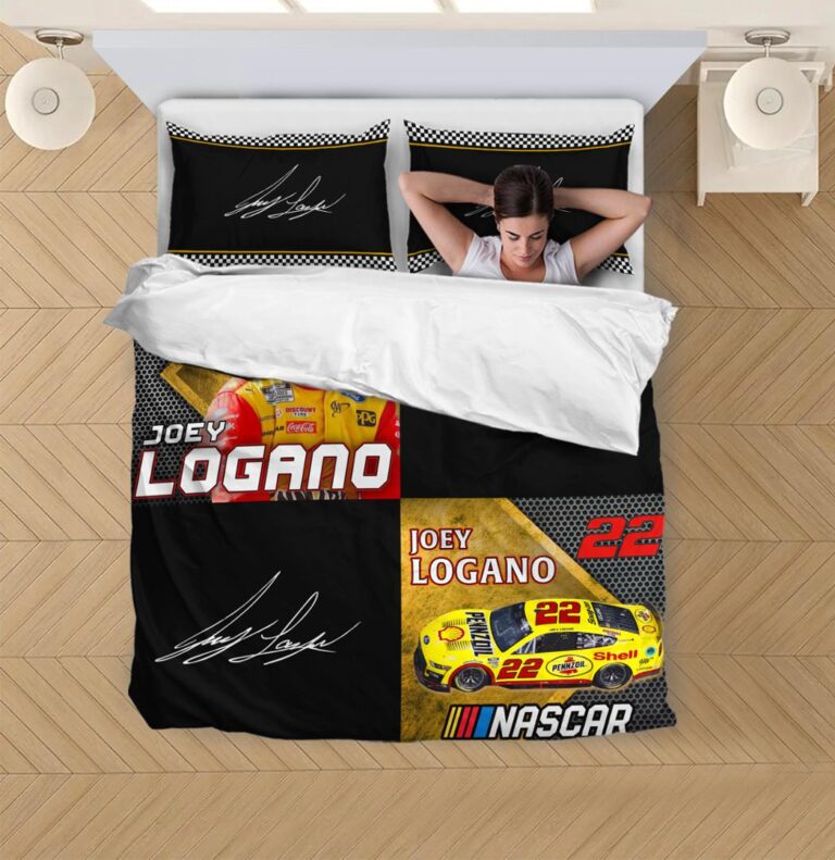 Nascar store - Loyal fans of Joey Logano's Bedding Duvet Cover + 1/2 Pillow Cases,Quilt + 1/2 Pillow Cases:vintage nascar racing suit,uniform,apparel,shirts,merch,hoodie,jackets,shorts,sweatshirt,outfits,clothes