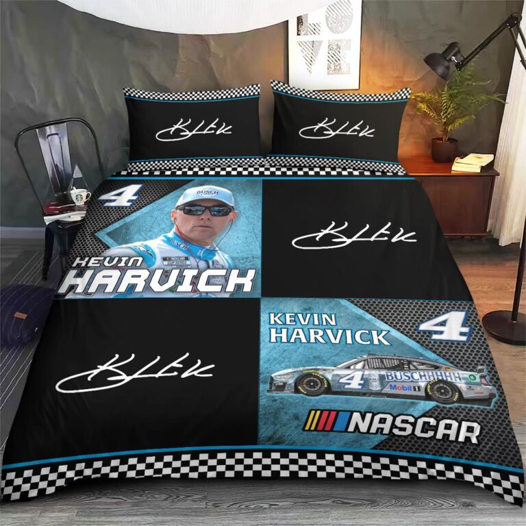 Nascar store - Loyal fans of Kevin Harvick's Bedding Duvet Cover + 1/2 Pillow Cases,Quilt + 1/2 Pillow Cases:vintage nascar racing suit,uniform,apparel,shirts,merch,hoodie,jackets,shorts,sweatshirt,outfits,clothes