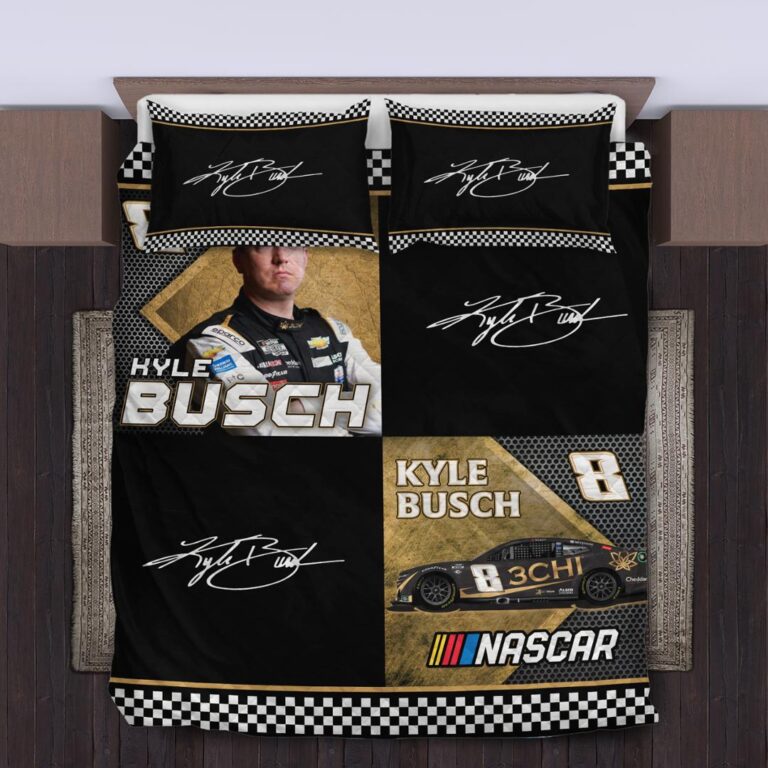 Nascar store - Loyal fans of Kyle Busch's Bedding Duvet Cover + 1/2 Pillow Cases,Quilt + 1/2 Pillow Cases:vintage nascar racing suit,uniform,apparel,shirts,merch,hoodie,jackets,shorts,sweatshirt,outfits,clothes