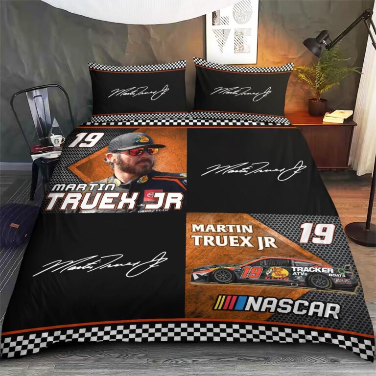 Nascar store - Loyal fans of Martin Truex Jr's Bedding Duvet Cover + 1/2 Pillow Cases,Quilt + 1/2 Pillow Cases:vintage nascar racing suit,uniform,apparel,shirts,merch,hoodie,jackets,shorts,sweatshirt,outfits,clothes