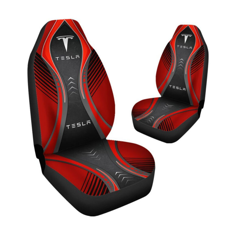 Tesla store - Loyal fans of Tesla's Set 2 Car Seat Cover:vintage Tesla shirts,merch,suit,uniform,hoodie,jackets,shorts,sweatshirt,outfits,clothes