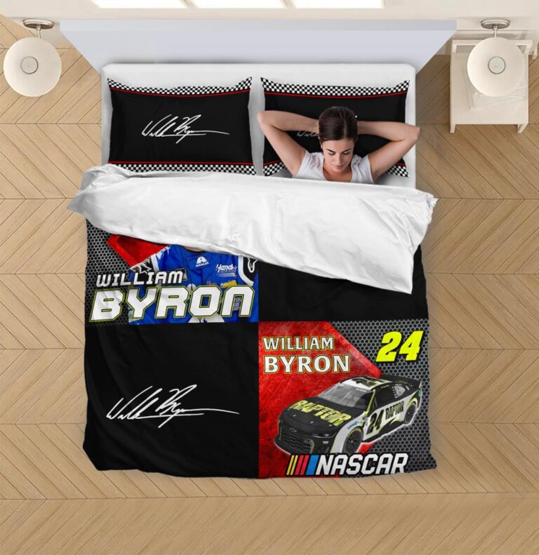 Nascar store - Loyal fans of William Byron's Bedding Duvet Cover + 1/2 Pillow Cases,Quilt + 1/2 Pillow Cases:vintage nascar racing suit,uniform,apparel,shirts,merch,hoodie,jackets,shorts,sweatshirt,outfits,clothes