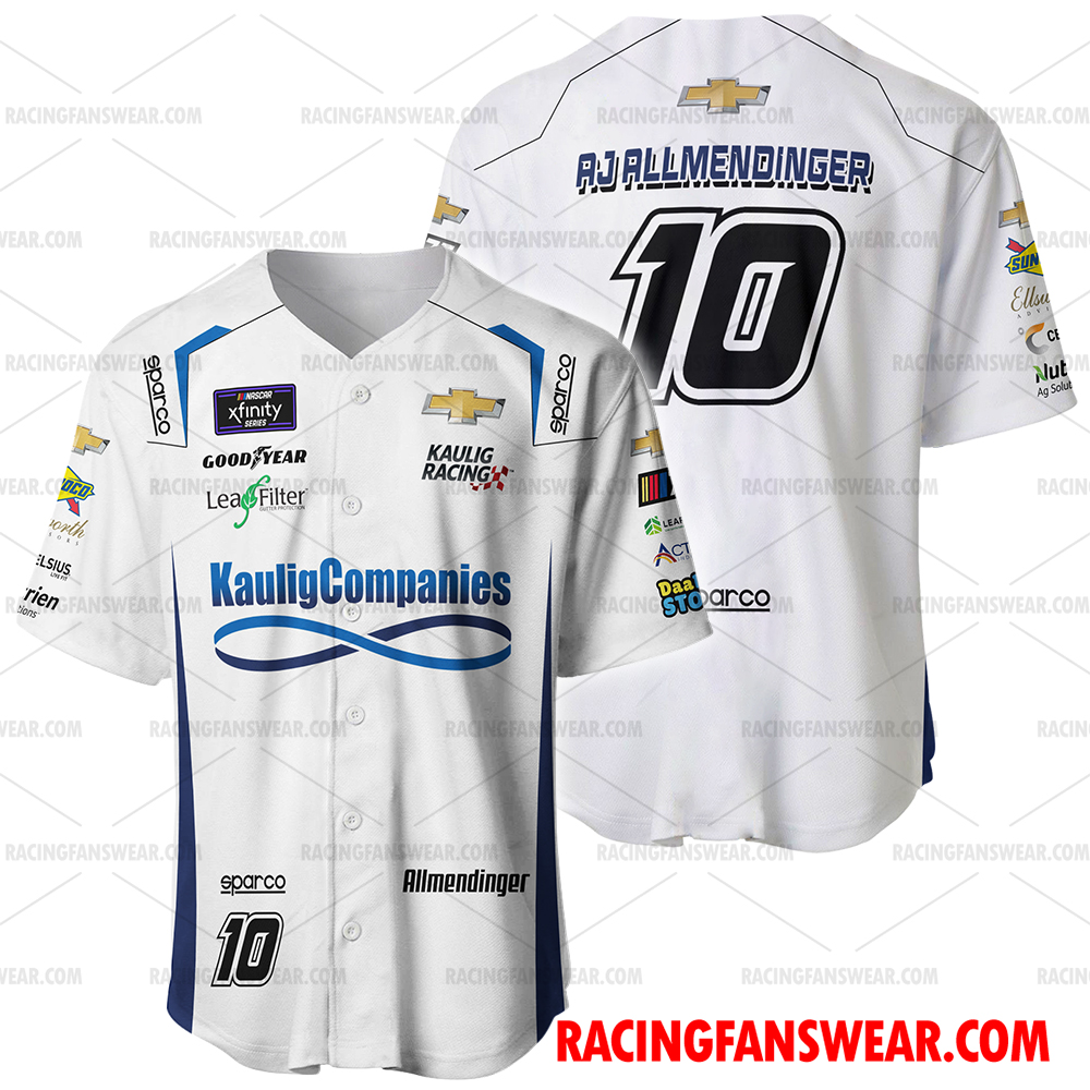 AJ Allmendinger Nascar Racing 2023 Uniform Apparel Clothes Baseball ...