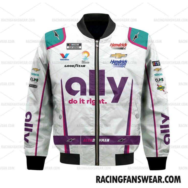 Nascar store - Loyal fans of Alex Bowman's Bomber Jacket,Unisex Thick Coat,Unisex Sleeveless Hoodie,Unisex Hooded T-Shirt,Kid Sleeveless Hoodie,Kid Hooded T-Shirts,Kid Thick Coat:vintage nascar racing suit,uniform,apparel,shirts,merch,hoodie,jackets,shorts,sweatshirt,outfits,clothes