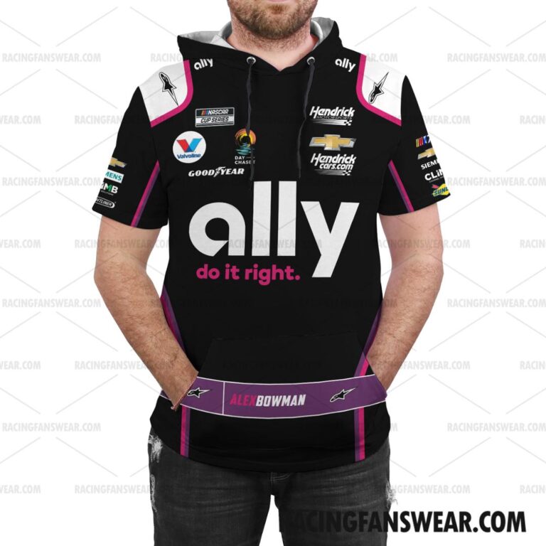 Nascar store - Loyal fans of Alex Bowman's Bomber Jacket,Unisex Thick Coat,Unisex Sleeveless Hoodie,Unisex Hooded T-Shirt,Kid Sleeveless Hoodie,Kid Hooded T-Shirts,Kid Thick Coat:vintage nascar racing suit,uniform,apparel,shirts,merch,hoodie,jackets,shorts,sweatshirt,outfits,clothes