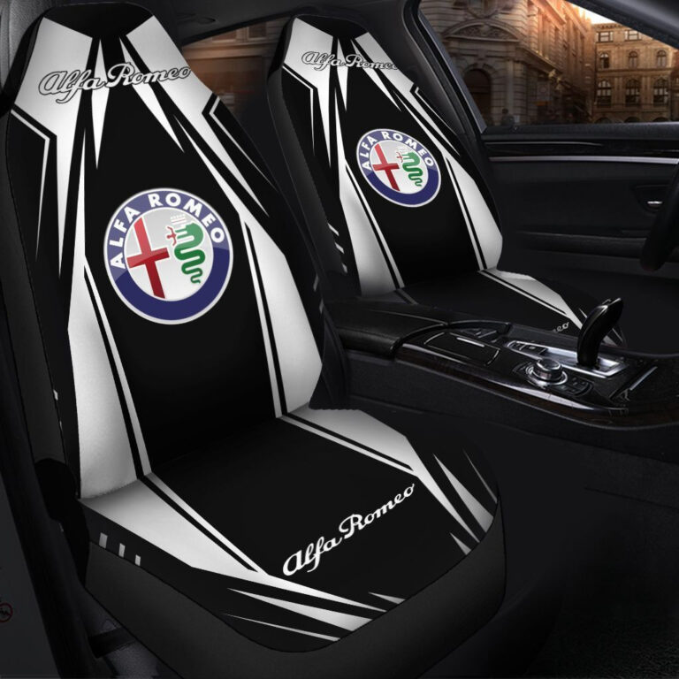 Alfa romeo store - Loyal fans of Alfa romeo's Set 2 Car Seat Cover:vintage Alfa romeo shirts,merch,suit,uniform,hoodie,jackets,shorts,sweatshirt,outfits,clothes