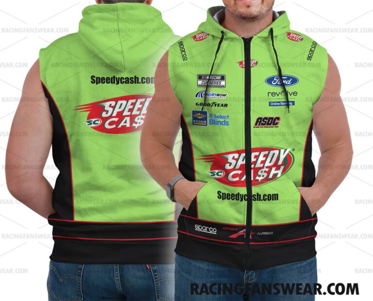 Nascar store - Loyal fans of Anthony Alfredo's Unisex Sleeveless Hoodie,Unisex Hooded T-Shirt,Kid Sleeveless Hoodie,Kid Hooded T-Shirts:vintage nascar racing suit,uniform,apparel,shirts,merch,hoodie,jackets,shorts,sweatshirt,outfits,clothes