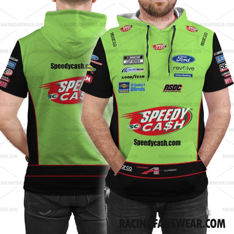 Nascar store - Loyal fans of Anthony Alfredo's Unisex Sleeveless Hoodie,Unisex Hooded T-Shirt,Kid Sleeveless Hoodie,Kid Hooded T-Shirts:vintage nascar racing suit,uniform,apparel,shirts,merch,hoodie,jackets,shorts,sweatshirt,outfits,clothes