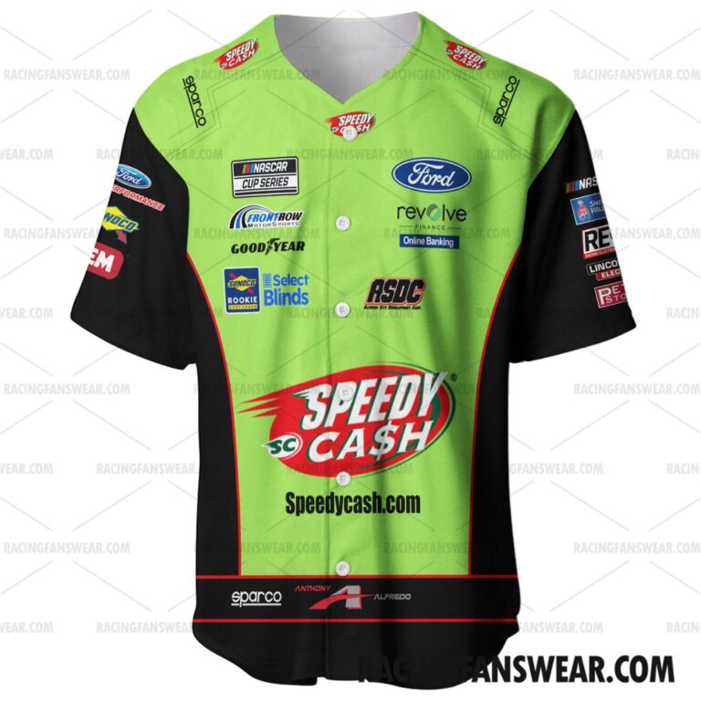 Nascar store - Loyal fans of Anthony Alfredo's Unisex Baseball Jerseys,Kid Baseball Jerseys,Youth Baseball Jerseys:vintage nascar racing suit,uniform,apparel,shirts,merch,hoodie,jackets,shorts,sweatshirt,outfits,clothes