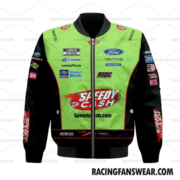 Nascar store - Loyal fans of Anthony Alfredo's Bomber Jacket,Unisex Thick Coat,Unisex Sleeveless Hoodie,Unisex Hooded T-Shirt,Kid Sleeveless Hoodie,Kid Hooded T-Shirts,Kid Thick Coat:vintage nascar racing suit,uniform,apparel,shirts,merch,hoodie,jackets,shorts,sweatshirt,outfits,clothes