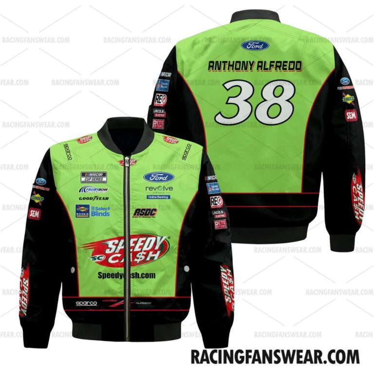 Nascar store - Loyal fans of Anthony Alfredo's Bomber Jacket,Unisex Thick Coat,Unisex Sleeveless Hoodie,Unisex Hooded T-Shirt,Kid Sleeveless Hoodie,Kid Hooded T-Shirts,Kid Thick Coat:vintage nascar racing suit,uniform,apparel,shirts,merch,hoodie,jackets,shorts,sweatshirt,outfits,clothes