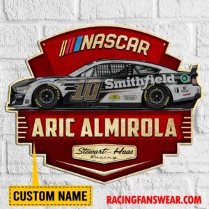 Nascar store - Loyal fans of Aric Almirola's Cut Metal Signs:vintage nascar racing suit,uniform,apparel,shirts,merch,hoodie,jackets,shorts,sweatshirt,outfits,clothes