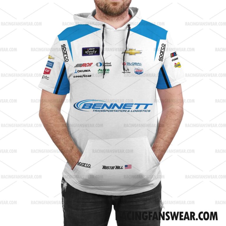 Nascar store - Loyal fans of Austin Hill's Bomber Jacket,Unisex Thick Coat,Unisex Sleeveless Hoodie,Unisex Hooded T-Shirt,Kid Sleeveless Hoodie,Kid Hooded T-Shirts,Kid Thick Coat:vintage nascar racing suit,uniform,apparel,shirts,merch,hoodie,jackets,shorts,sweatshirt,outfits,clothes