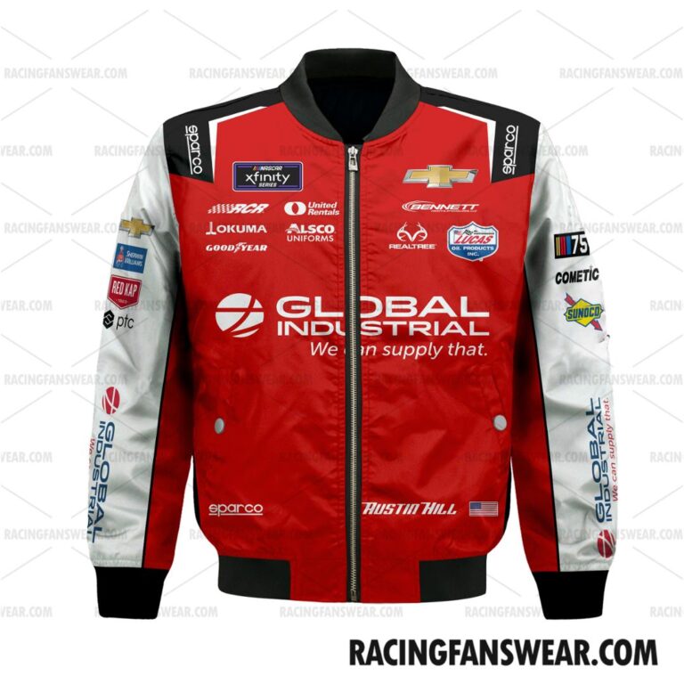 Nascar store - Loyal fans of Austin Hill's Bomber Jacket,Unisex Thick Coat,Unisex Sleeveless Hoodie,Unisex Hooded T-Shirt,Kid Sleeveless Hoodie,Kid Hooded T-Shirts,Kid Thick Coat:vintage nascar racing suit,uniform,apparel,shirts,merch,hoodie,jackets,shorts,sweatshirt,outfits,clothes