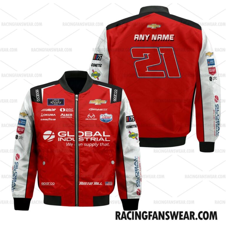 Nascar store - Loyal fans of Austin Hill's Bomber Jacket,Unisex Thick Coat,Unisex Sleeveless Hoodie,Unisex Hooded T-Shirt,Kid Sleeveless Hoodie,Kid Hooded T-Shirts,Kid Thick Coat:vintage nascar racing suit,uniform,apparel,shirts,merch,hoodie,jackets,shorts,sweatshirt,outfits,clothes