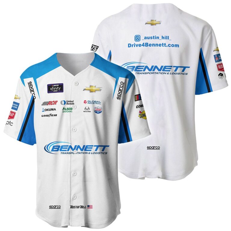 Nascar store - Loyal fans of Austin Hill's Unisex Baseball Jerseys,Kid Baseball Jerseys,Youth Baseball Jerseys:vintage nascar racing suit,uniform,apparel,shirts,merch,hoodie,jackets,shorts,sweatshirt,outfits,clothes