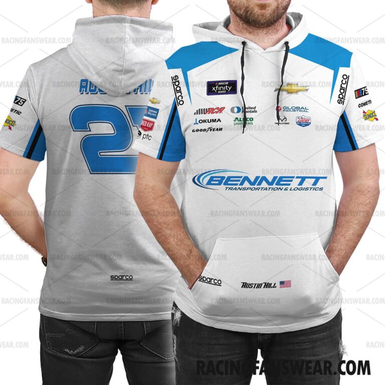 Nascar store - Loyal fans of Austin Hill's Bomber Jacket,Unisex Thick Coat,Unisex Sleeveless Hoodie,Unisex Hooded T-Shirt,Kid Sleeveless Hoodie,Kid Hooded T-Shirts,Kid Thick Coat:vintage nascar racing suit,uniform,apparel,shirts,merch,hoodie,jackets,shorts,sweatshirt,outfits,clothes