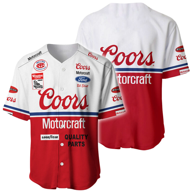 Bill Elliott 1988 Coors Motorcraft Racing Suit Uniform Apparel Clothes ...