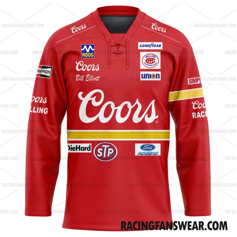 Nascar store - Loyal fans of Bill Elliott's Men's Hockey Jerseys,WoMen's Hockey Jerseys,Youth's Hockey Jerseys:vintage nascar racing suit,uniform,apparel,shirts,merch,hoodie,jackets,shorts,sweatshirt,outfits,clothes