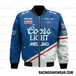 Rare Vintage bill Elliott upstream racing coors beer jacket with