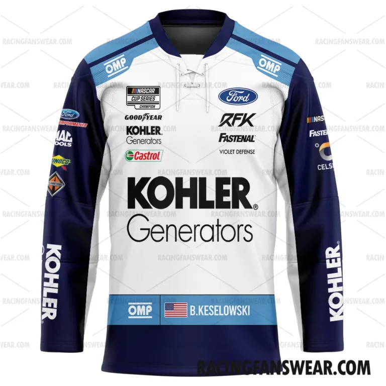 Nascar store - Loyal fans of Brad Keselowski's Men's Hockey Jerseys,WoMen's Hockey Jerseys,Youth's Hockey Jerseys:vintage nascar racing suit,uniform,apparel,shirts,merch,hoodie,jackets,shorts,sweatshirt,outfits,clothes