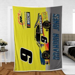 Brandon Jones Nascar JR Motorsports Racing Carpet Living Room Area Rugs Doormats Blanket Flag Home 9 Nascar store - Loyal fans of Brandon Jones's Rug,Doormat,Blanket Microfiber Fleece,Blanket Premium Sherpa,House Flag:vintage nascar racing suit,uniform,apparel,shirts,merch,hoodie,jackets,shorts,sweatshirt,outfits,clothes