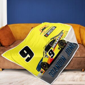 Brandon Jones Nascar JR Motorsports Racing Carpet Living Room Area Rugs Doormats Blanket Flag Home 6 Nascar store - Loyal fans of Brandon Jones's Rug,Doormat,Blanket Microfiber Fleece,Blanket Premium Sherpa,House Flag:vintage nascar racing suit,uniform,apparel,shirts,merch,hoodie,jackets,shorts,sweatshirt,outfits,clothes
