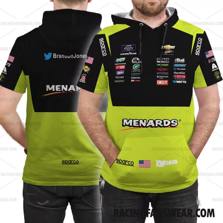 Nascar store - Loyal fans of Brandon Jones's Unisex Sleeveless Hoodie,Unisex Hooded T-Shirt,Kid Sleeveless Hoodie,Kid Hooded T-Shirts:vintage nascar racing suit,uniform,apparel,shirts,merch,hoodie,jackets,shorts,sweatshirt,outfits,clothes