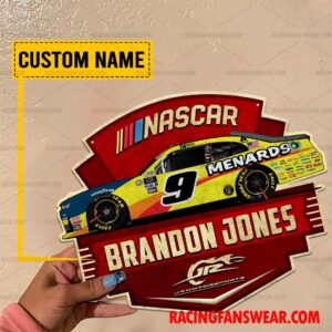 Nascar store - Loyal fans of Brandon Jones's Cut Metal Signs:vintage nascar racing suit,uniform,apparel,shirts,merch,hoodie,jackets,shorts,sweatshirt,outfits,clothes