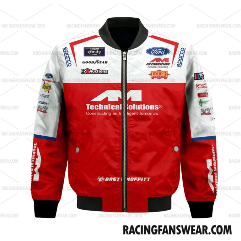 Nascar store - Loyal fans of Brett Moffit's Bomber Jacket,Unisex Thick Coat,Unisex Sleeveless Hoodie,Unisex Hooded T-Shirt,Kid Sleeveless Hoodie,Kid Hooded T-Shirts,Kid Thick Coat:vintage nascar racing suit,uniform,apparel,shirts,merch,hoodie,jackets,shorts,sweatshirt,outfits,clothes