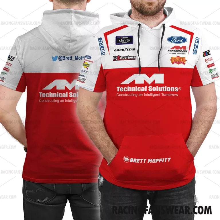 Nascar store - Loyal fans of Brett Moffitt's Unisex Sleeveless Hoodie,Unisex Hooded T-Shirt,Kid Sleeveless Hoodie,Kid Hooded T-Shirts:vintage nascar racing suit,uniform,apparel,shirts,merch,hoodie,jackets,shorts,sweatshirt,outfits,clothes