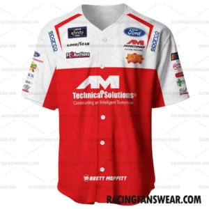 Nascar store - Loyal fans of Brett Moffitt's Unisex Baseball Jerseys,Kid Baseball Jerseys,Youth Baseball Jerseys:vintage nascar racing suit,uniform,apparel,shirts,merch,hoodie,jackets,shorts,sweatshirt,outfits,clothes