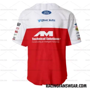 Nascar store - Loyal fans of Brett Moffitt's Unisex Baseball Jerseys,Kid Baseball Jerseys,Youth Baseball Jerseys:vintage nascar racing suit,uniform,apparel,shirts,merch,hoodie,jackets,shorts,sweatshirt,outfits,clothes