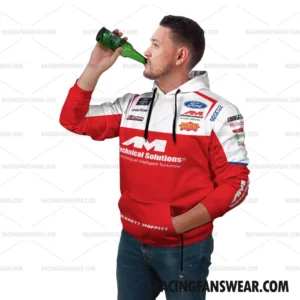 Nascar store - Loyal fans of Brett Moffitt's Combo Unisex Pop Top Hoodie + Unisex Long Pants,Unisex Pop Top Hoodie,Unisex Long Pants:vintage nascar racing suit,uniform,apparel,shirts,merch,hoodie,jackets,shorts,sweatshirt,outfits,clothes