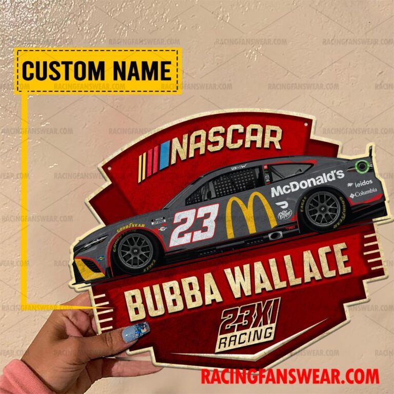 Nascar store - Loyal fans of Bubba Wallace's Cut Metal Signs:vintage nascar racing suit,uniform,apparel,shirts,merch,hoodie,jackets,shorts,sweatshirt,outfits,clothes