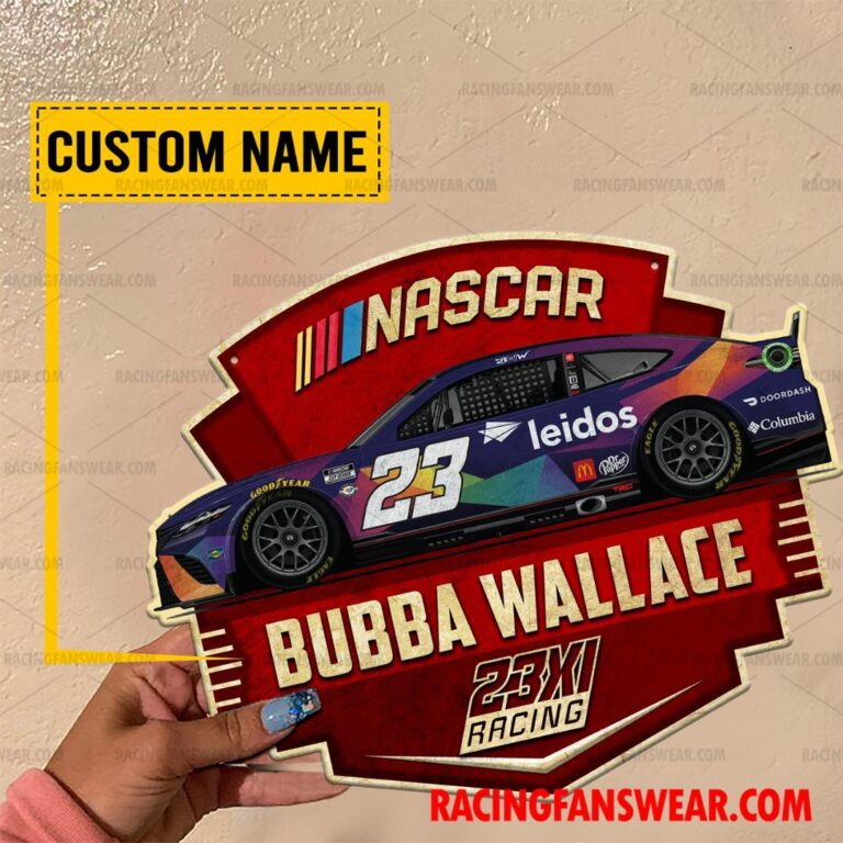 Nascar store - Loyal fans of Bubba Wallace's Cut Metal Signs:vintage nascar racing suit,uniform,apparel,shirts,merch,hoodie,jackets,shorts,sweatshirt,outfits,clothes