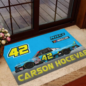 Carson Hocevar Nascar Racing 2023 Carpet Living Room Area Rugs Doormats Blanket Flag Home 6 Nascar store - Loyal fans of Carson Hocevar's Rug,Doormat,Blanket Microfiber Fleece,Blanket Premium Sherpa,House Flag:vintage nascar racing suit,uniform,apparel,shirts,merch,hoodie,jackets,shorts,sweatshirt,outfits,clothes