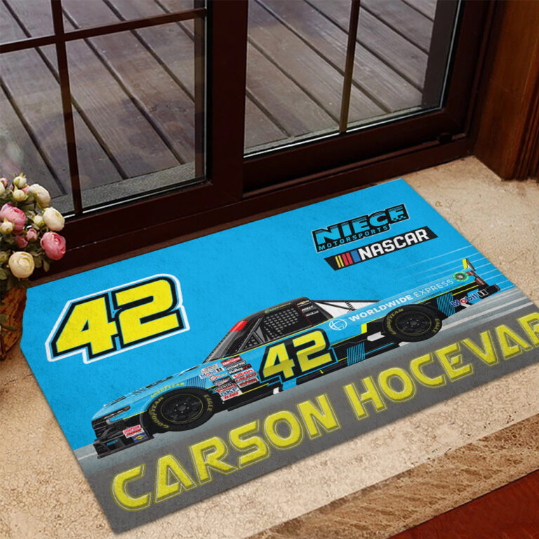 Nascar store - Loyal fans of Carson Hocevar's Rug,Doormat,Blanket Microfiber Fleece,Blanket Premium Sherpa,House Flag:vintage nascar racing suit,uniform,apparel,shirts,merch,hoodie,jackets,shorts,sweatshirt,outfits,clothes