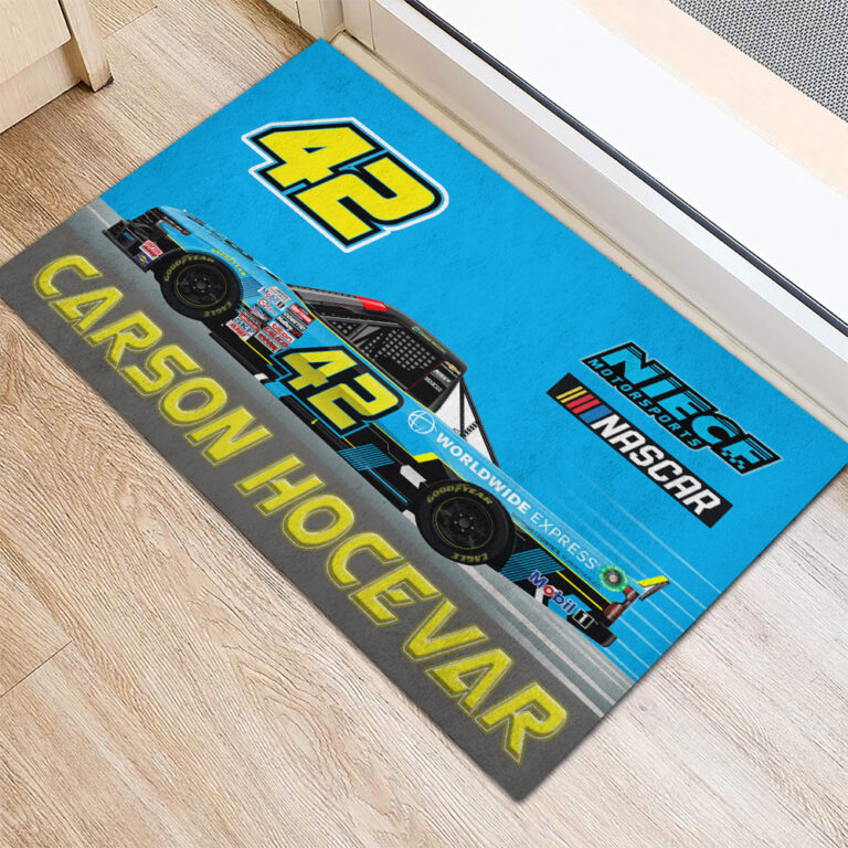 Nascar store - Loyal fans of Carson Hocevar's Rug,Doormat,Blanket Microfiber Fleece,Blanket Premium Sherpa,House Flag:vintage nascar racing suit,uniform,apparel,shirts,merch,hoodie,jackets,shorts,sweatshirt,outfits,clothes