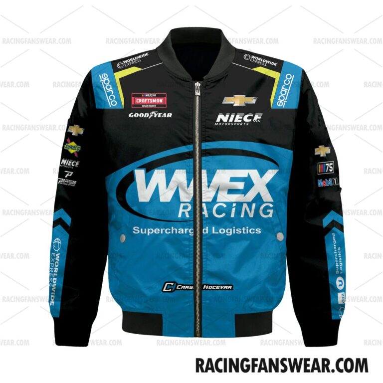 Nascar store - Loyal fans of Carson Hocevar's Bomber Jacket,Unisex Thick Coat,Unisex Sleeveless Hoodie,Unisex Hooded T-Shirt,Kid Sleeveless Hoodie,Kid Hooded T-Shirts,Kid Thick Coat:vintage nascar racing suit,uniform,apparel,shirts,merch,hoodie,jackets,shorts,sweatshirt,outfits,clothes