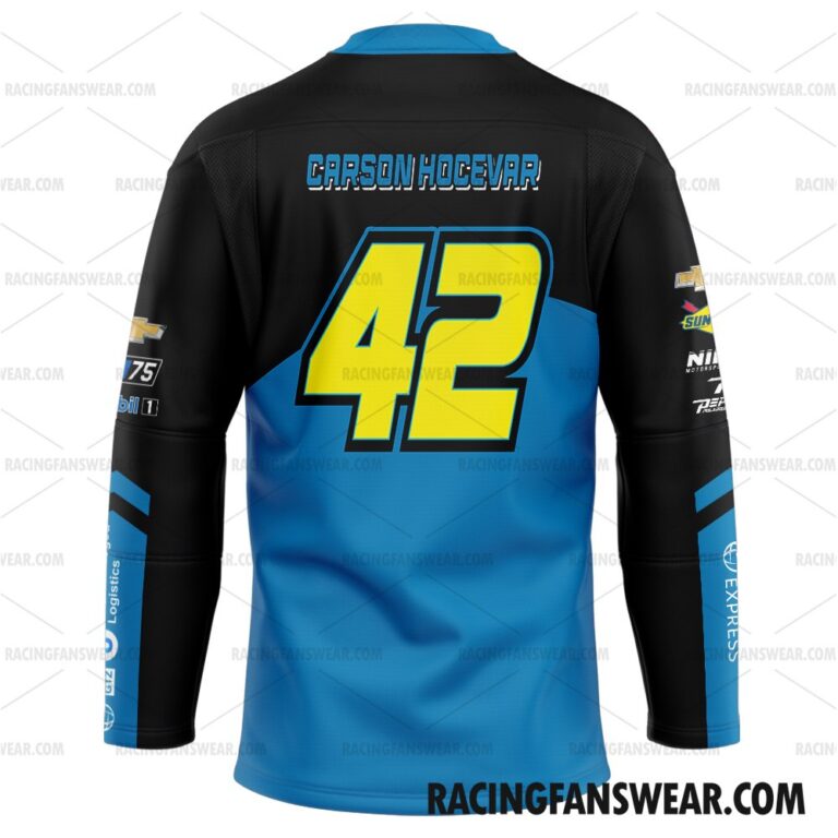 Nascar store - Loyal fans of Carson Hocevar's Unisex Baseball Jerseys,Kid Baseball Jerseys,Youth Baseball Jerseys,Men's Hockey Jerseys,WoMen's Hockey Jerseys,Youth's Hockey Jerseys:vintage nascar racing suit,uniform,apparel,shirts,merch,hoodie,jackets,shorts,sweatshirt,outfits,clothes